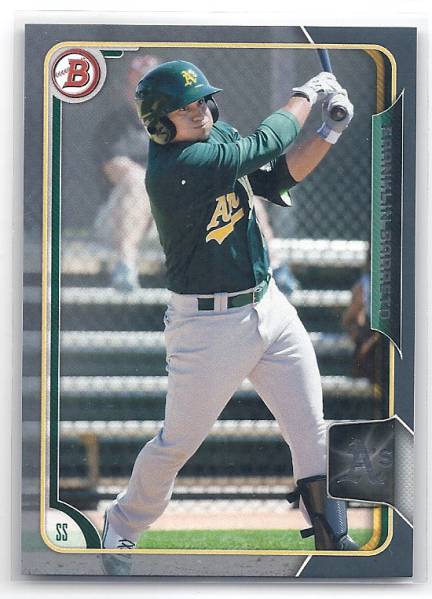 2015 Bowman Draft Franklin Barreto Black /499拍卖