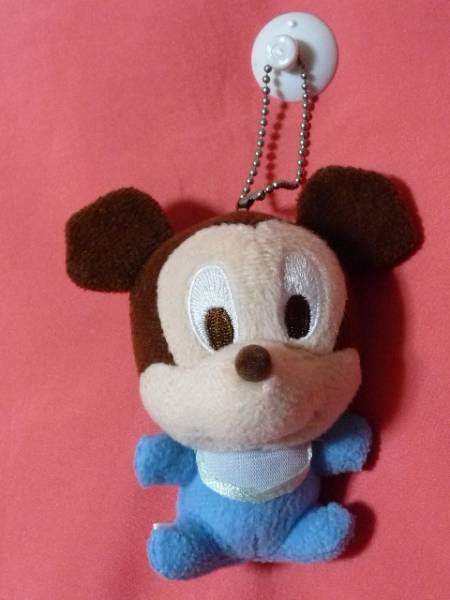 激レア!ディズニー ベイビー ミッキーマウス 吸盤付 ぬいぐるみ拍卖
