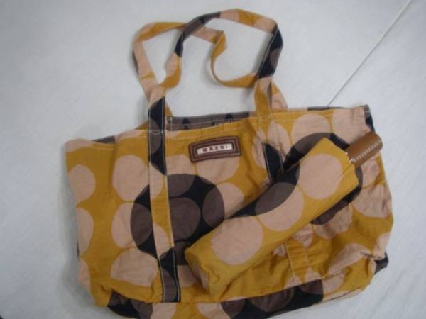 1294 MARNI マルニ 折り畳みガサ バッッグ付き 新品未使用拍卖