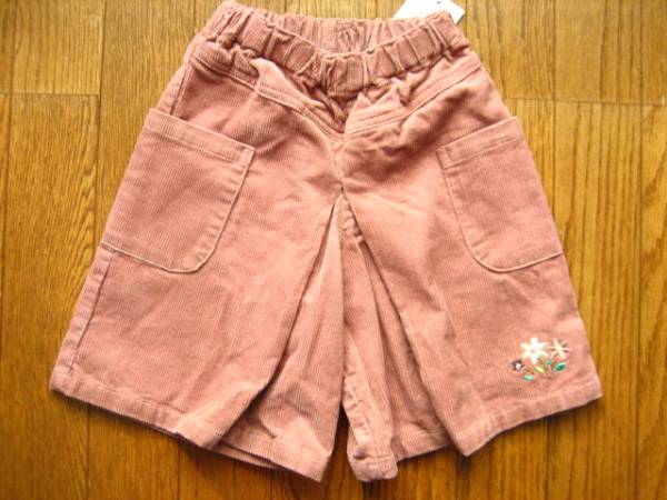即決新品 コーデュロイ キュロット ピンク系 90cm/nissen拍卖
