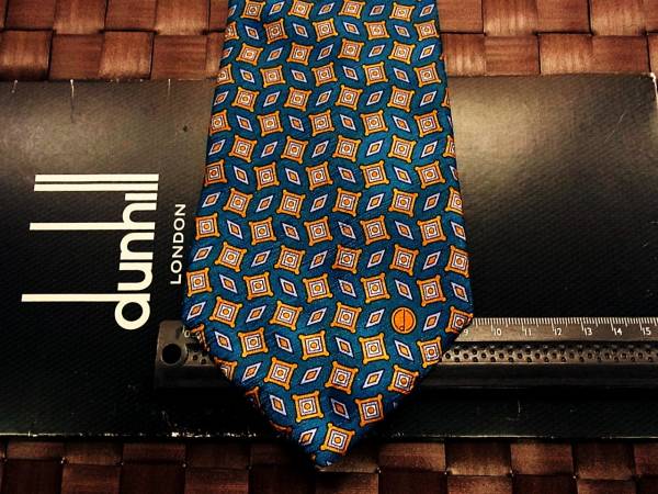 【良品】y6922ダンヒル【ロゴ】/ネクタイ★拍卖