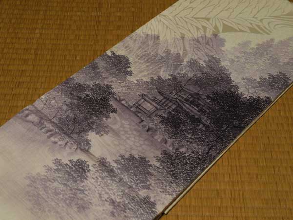 半額 正絹 若干難有り 新品・未着用 京 金閣 了生 袋帯 -お太鼓-拍卖