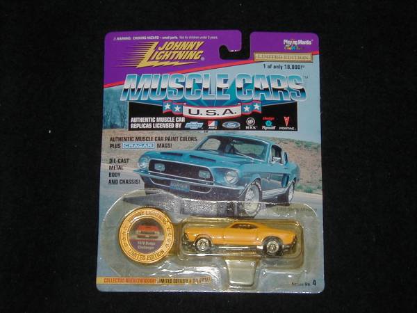JOHNNY LIGHTNING Dodge Challenger 1970 ジョニーライトニング 1970 ダッジ チャレンジャー イエロー 未開封 18000個限定品拍卖