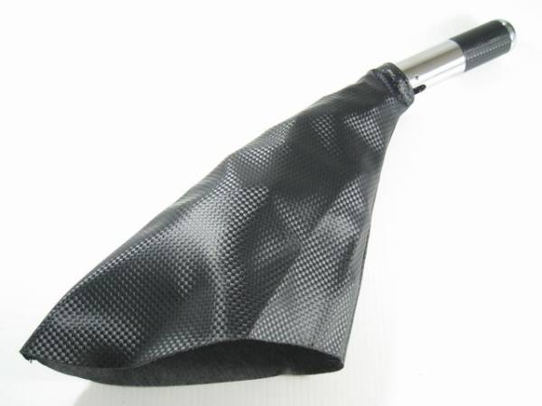 カーボン調サイドブレーキブーツアルミ製ノブ付 レバー カバー 黒 内装部品 車内 カー用品 アクセサリー 通販 トヨタ ホンダ 日産 スバル拍卖