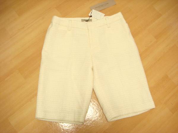 プロポーション ツイード ショート丈パンツ 3 タグ付き未使用 新品 拍卖