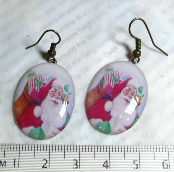 TS106 ピアス サンタクロース クリスマス 送料無料拍卖