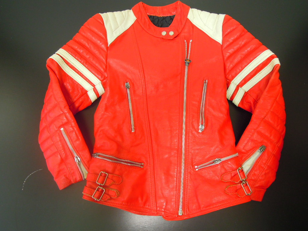 2kk 70's ヴィンテージECLAIR Motorcycle Leather Jacketシングルレーシングレザージャケット拍卖