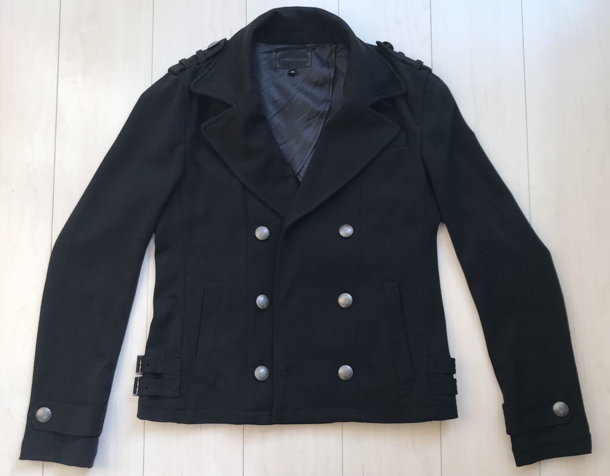 MURDER LICENSE ナポレオン ジャケット コート 【 S ~ M / 黒 】 マーダーライセンス ミリタリー 調拍卖