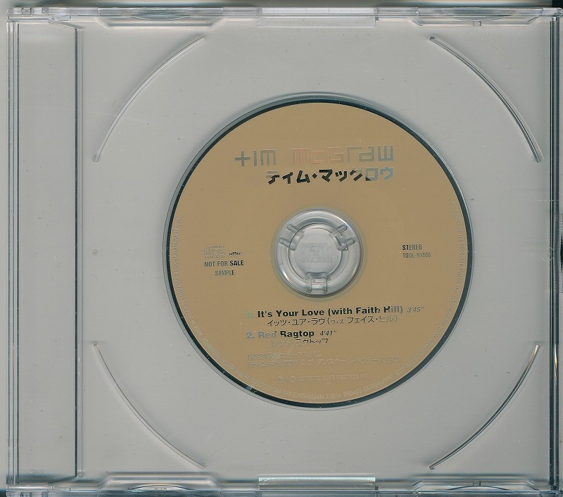 ティム・マッグロウ / Tim McGraw / IT'S YOUR LOVE /中古8cmCD!50639拍卖