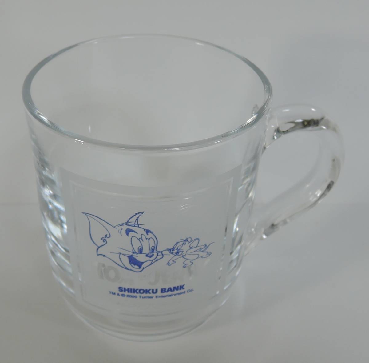 ☆17H■四国銀行 トムとジェリー/トム&ジェリー ガラス製 マグカップ 陶器製■2000未使用拍卖