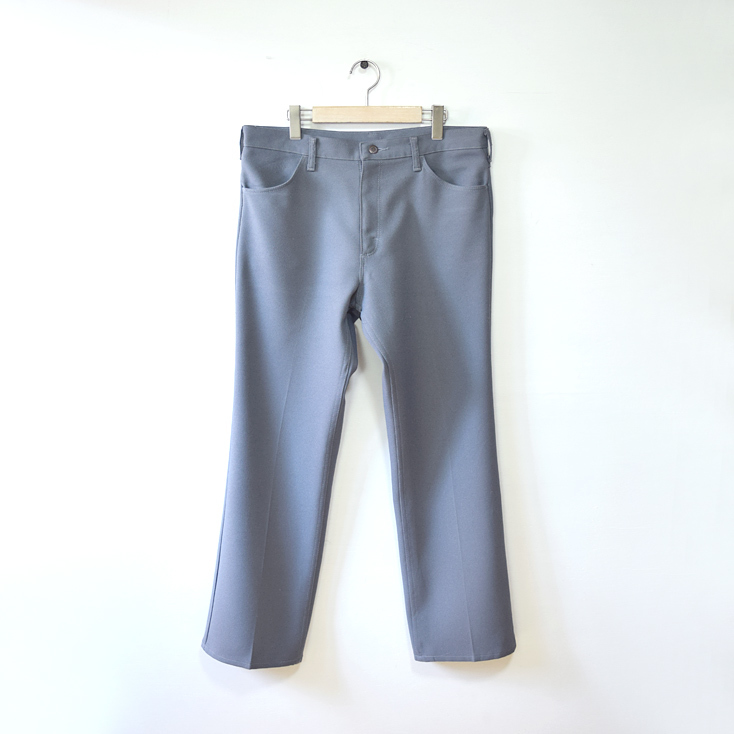 【送料無料】70S USA製 ラングラー ランチャー 82GY スラックス ブーツカット パンツ グレー 灰色 W36 L31 Wrangler ヴィンテージ EZ0308拍卖
