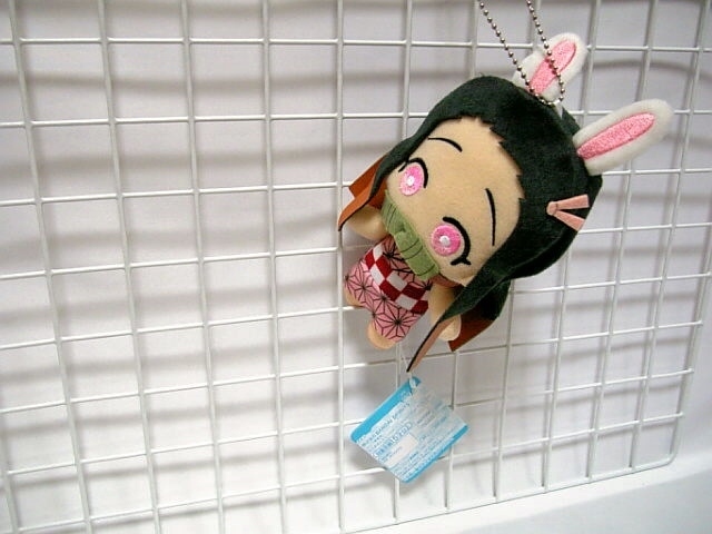 ◆未使用◆竈門禰豆子 鬼滅の刃 ともぬい 伊之助の幸せな夢◆約20㎝◆うさぎ ねずこ◆紙タグ付き◆拍卖