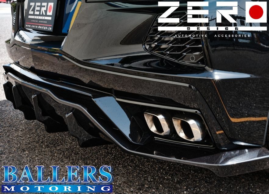 シボレー コルベット C8 ZERO DESIGN リアアンダーディフューザー WET Carbon エアロ ゼロデザイン CHEVROLET拍卖