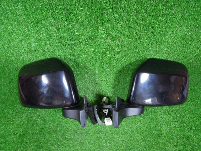 ダイハツ ムーヴ L160S ドアミラー 左右 セット 中古 カラー:N05 ブラックマイカ 5ピン 手動可倒式 | 211271拍卖