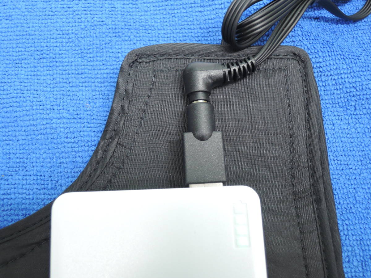 自重堂の電熱パッドがモバイルバッテリーで使える USB変換 アダプター FG10010 5V FEVER GEAR ヒーターベスト ジャケット ミドルパンツ ①拍卖
