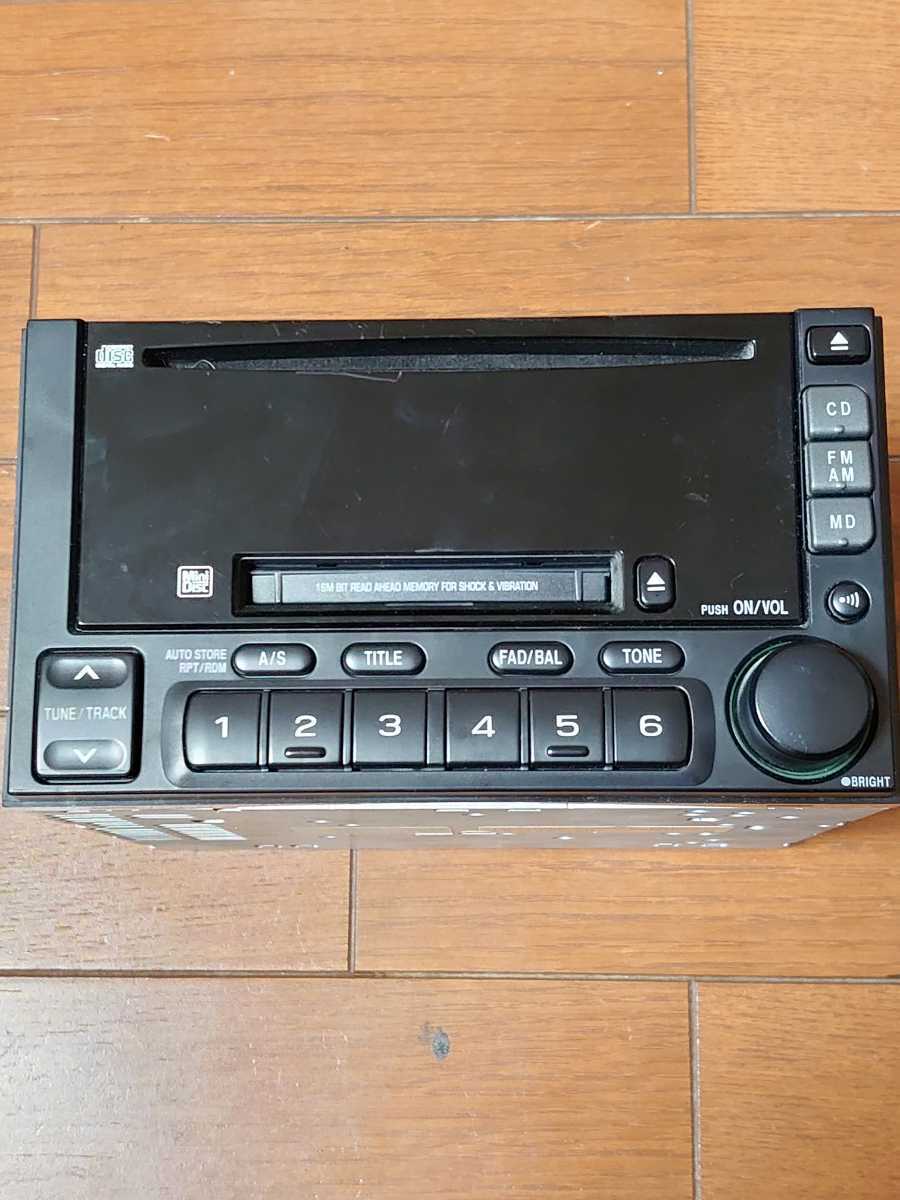 スバル純正 ステレオ オーディオ MD/CD2DIN 作動未確認 ジャンク 扱い PF-4048I-A拍卖