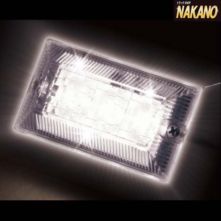 LED3 ハイパワー フラットマーカーランプ NEO C/ホワイト 12V/24V共用拍卖