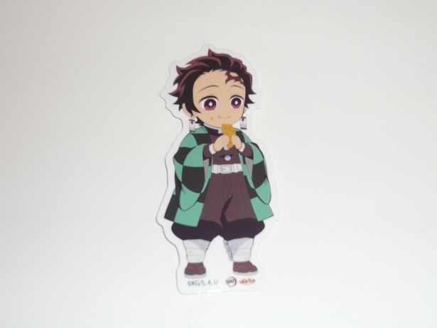 鬼滅の刃 ばかうけ 甘口しょうゆ味 ダイカットステッカー 竈門炭治郎拍卖