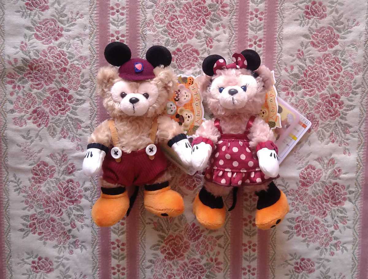 ダッフィー シェリーメイ ハロウィン 2015 ぬいぐるみバッジ セット TDS 仮装 ディズニー ぬいば ミッキーとミニーの衣装拍卖