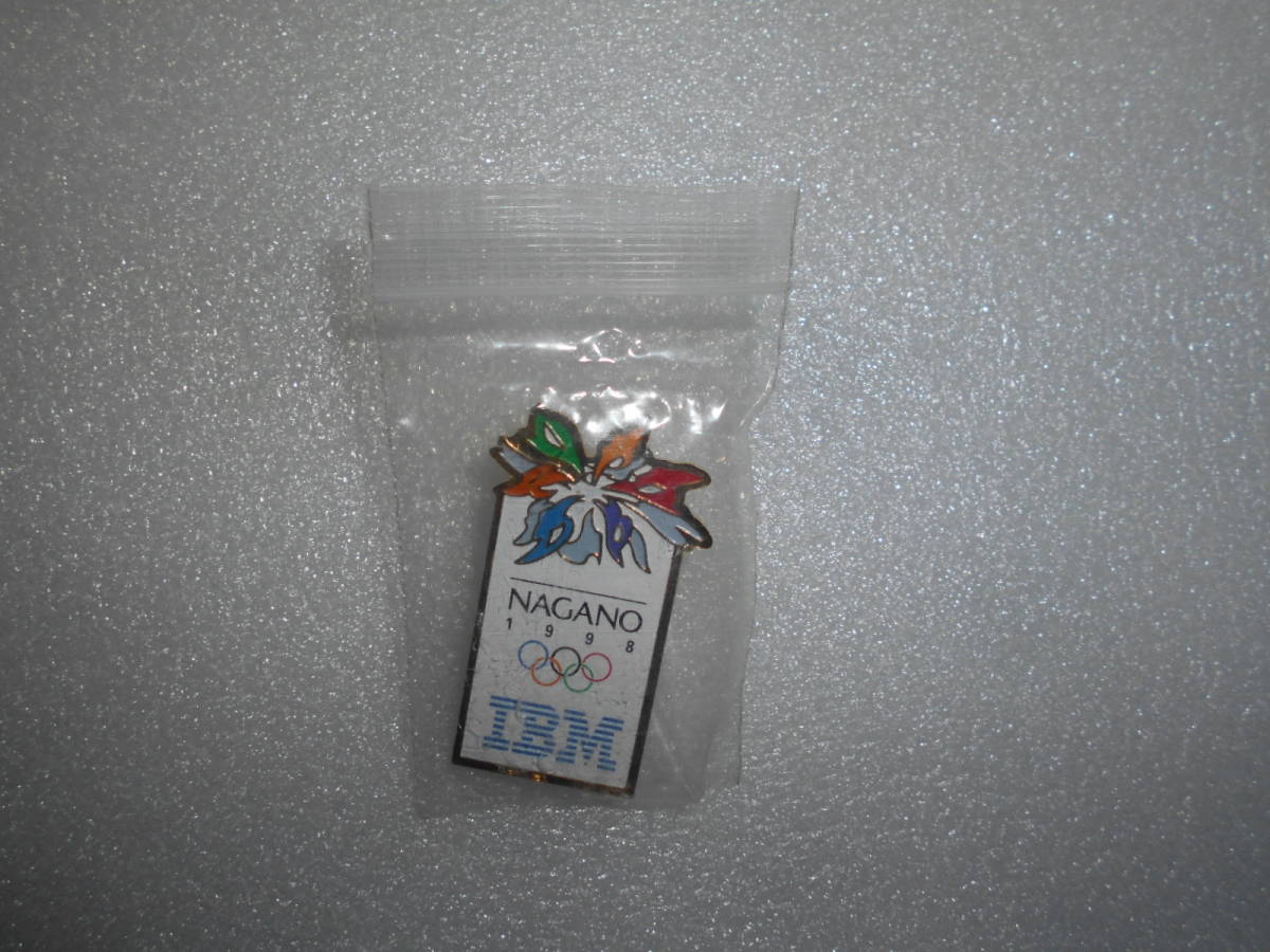 1998 長野オリンピック IBM ピンバッジ 1個 ピンズ拍卖