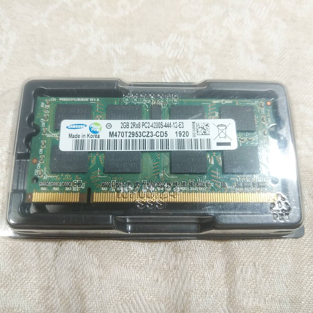 新品 SANSUNG サムスン ノートPC用メモリ PC2-4200S DDR2-533MHz 2GB CL4 SO-DIMM 送料無料拍卖