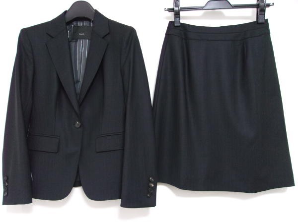 新品★iCB アイシービー★小さいサイズ★テーラードジャケット&フレアスカート★セットアップ★5号 3号★ネイビーストライプ★オーダー品拍卖