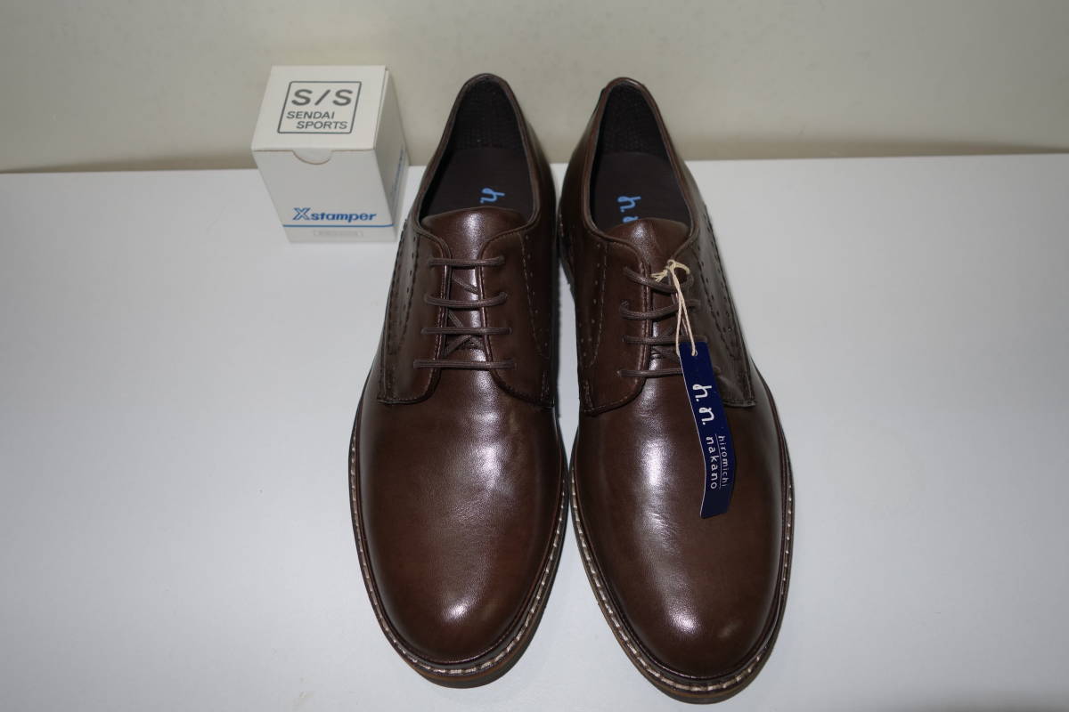 【新品未使用品】ヒロミチナカノ hiromicni nakano 187H ブラウン 26.5cm拍卖