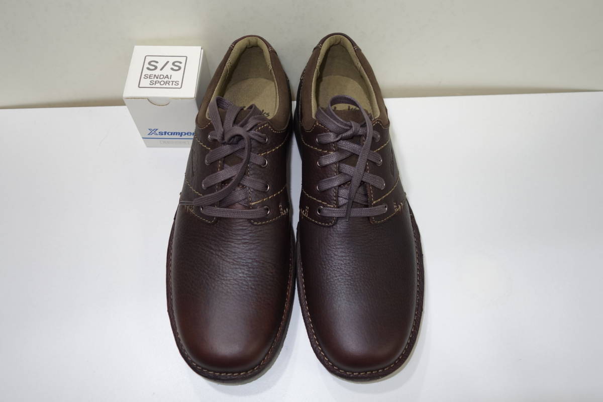 【新品未使用品】クラークス Clarks SENNER PLACE 016E ブラウン 27.0cm拍卖