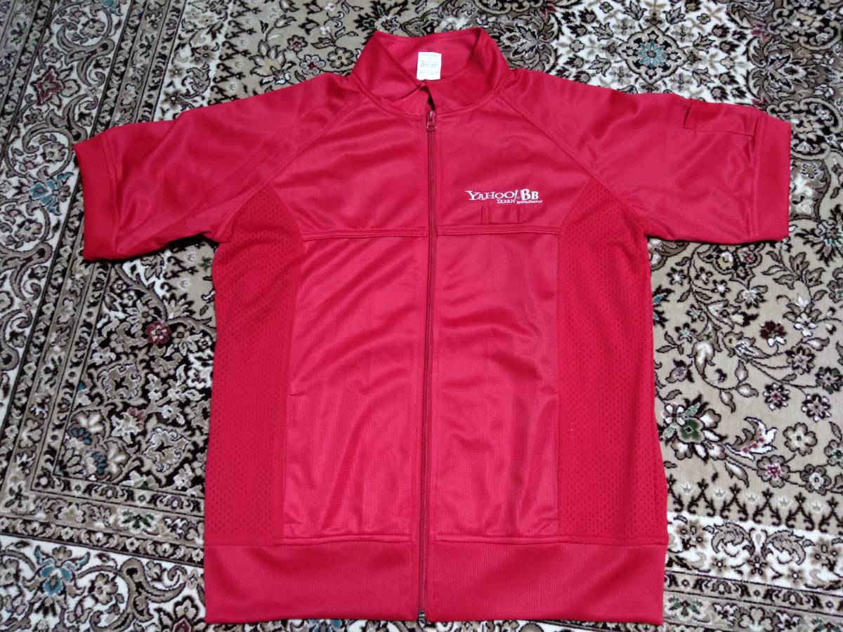 YAHOO! BB スタッフ半袖ジャージジャケット アディダスミズノ拍卖