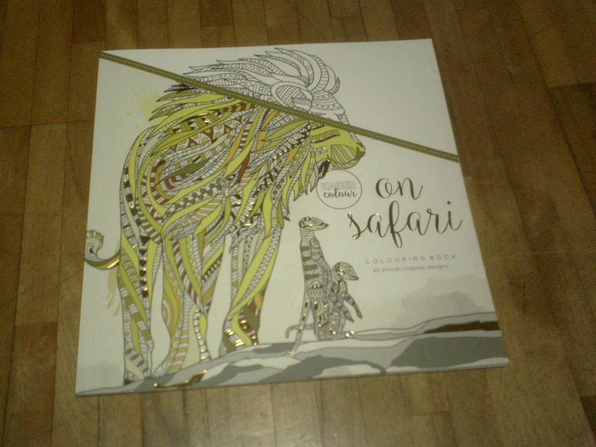 § KAISERCRAFT(カイザークラフト) カイザーカラー(塗り絵) On Safari Colouring CL508★拍卖