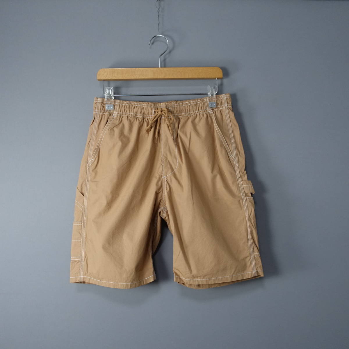 美品☆UNIVERSAL OVERALL/ユニバーサルオーバーオール/M/ハーフパンツ/ブラウン/レディース/茶色拍卖