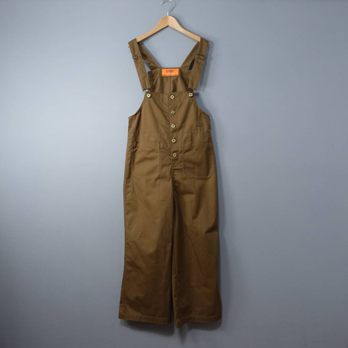 美品*UNIVERSAL OVERALL/ユニバーサルオーバーオール/定価14,300円/F/オーバーオール/ブラウン/モカ拍卖