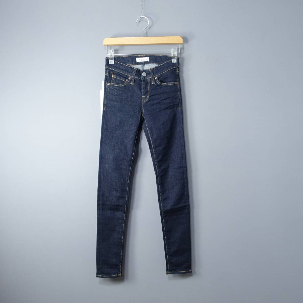 新品未使用*BIG JOHN/ビッグジョン/定価15,000円+税/日本製/305/スキニー/ウエスト51-ヒップ78/ストレッチデニムパンツ/レディース拍卖