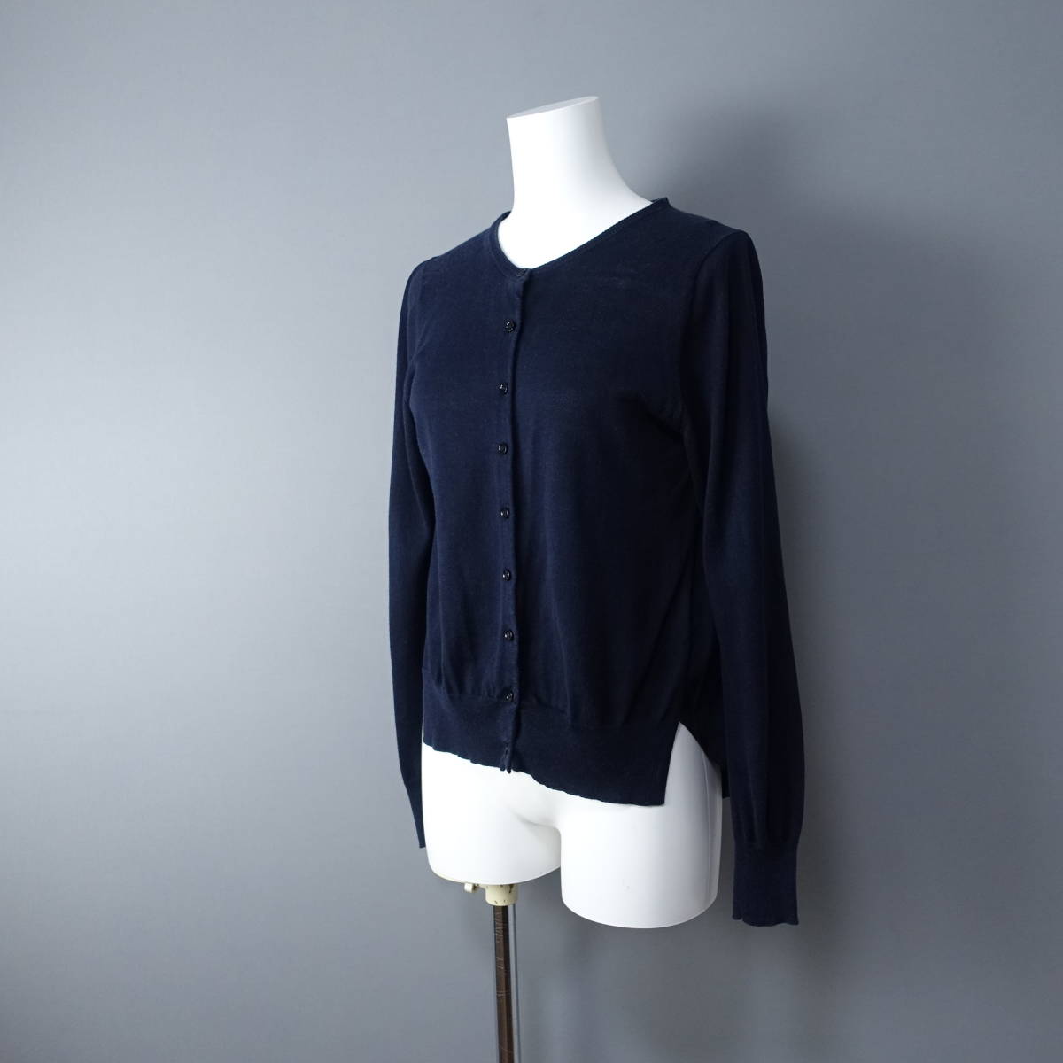 BARNYARDSTORM/バンヤードストーム /1/クルーネックカーディガン/ネイビー/レディースS相当拍卖