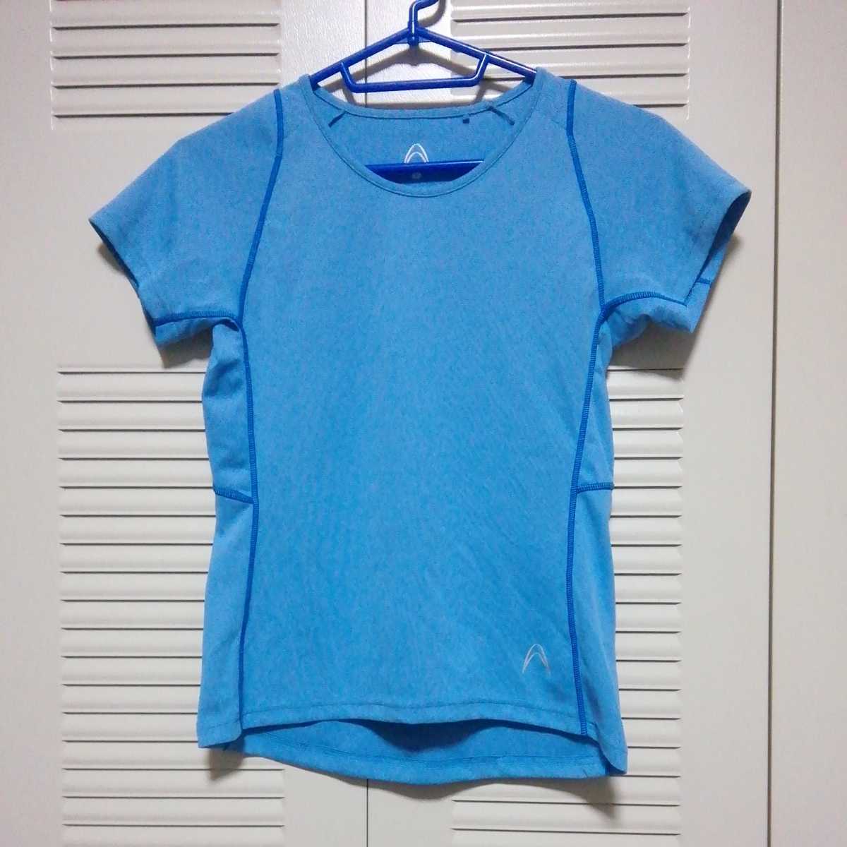 ★【古着】TOPVALU(トップバリュー) 半袖シャツ(スポーツウエア) Sサイズ 水色 拍卖