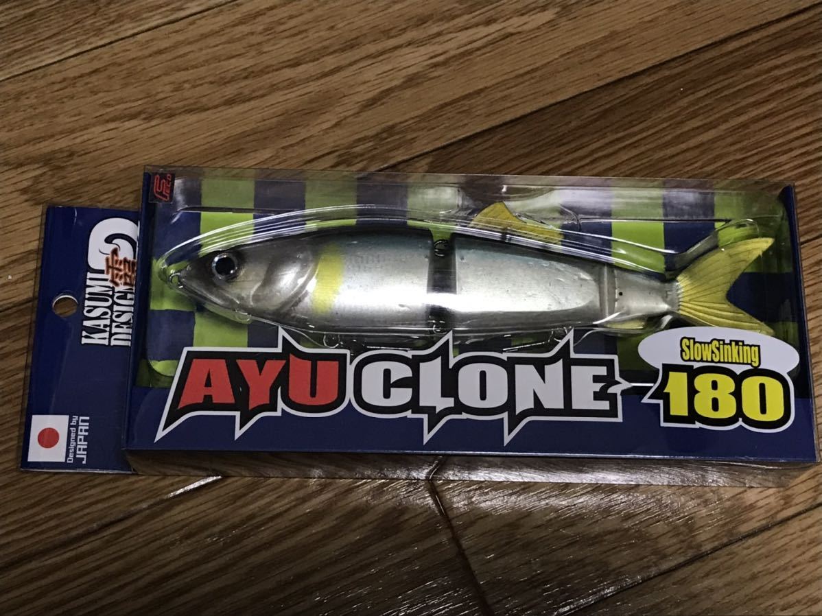 送料無料 アユクローン 180 若アユ 霞デザインオフィス ビッグベイト 霞Design AYU CLONE スローシンキング拍卖