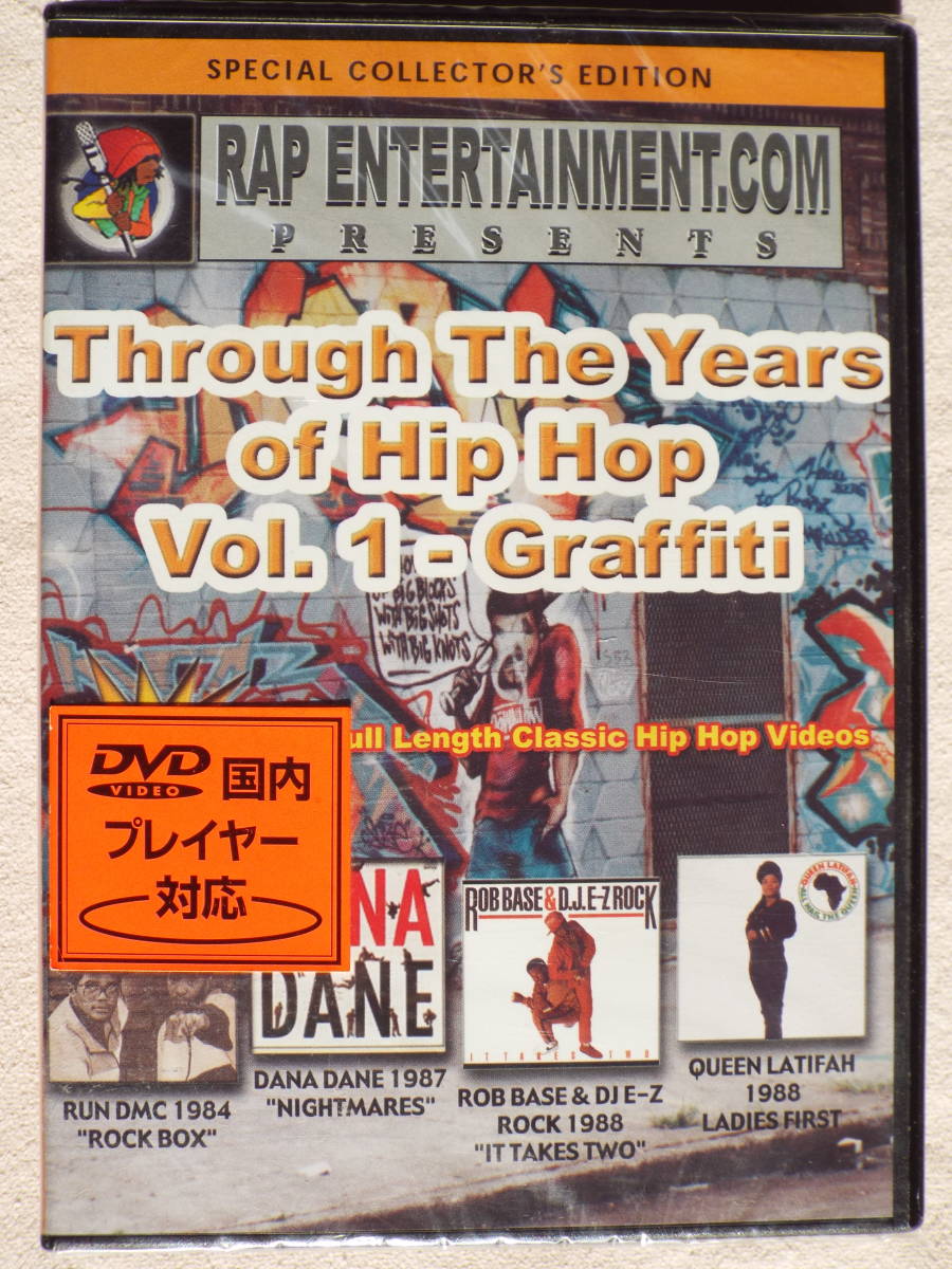 新品DVD★Through The Years of Hip Hop Vol.1 - Graffiti◆RUN DMC、DE LA SOUL ほか◆輸入盤/Made in Canada◆クラシック・ヒップホップ拍卖