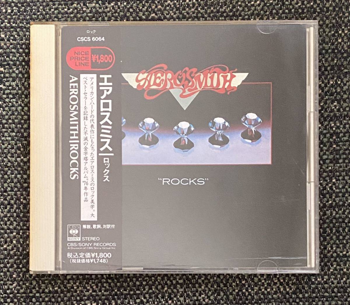 AEROSMITH 帯付CD ROCKS CSCS-6064拍卖