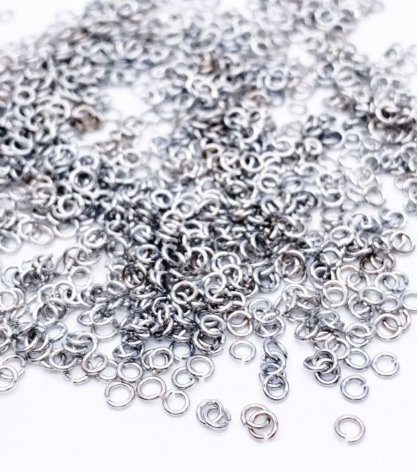 極小 丸カン 3mm シルバー 5g 約160個拍卖