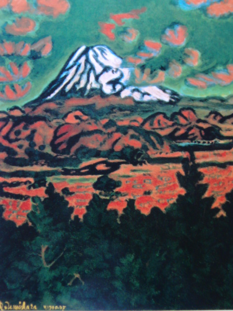 梅原龍三郎、【朝陽】、希少な大判額装用画集より、美品、日本人画家、新品額装付、送料込み拍卖