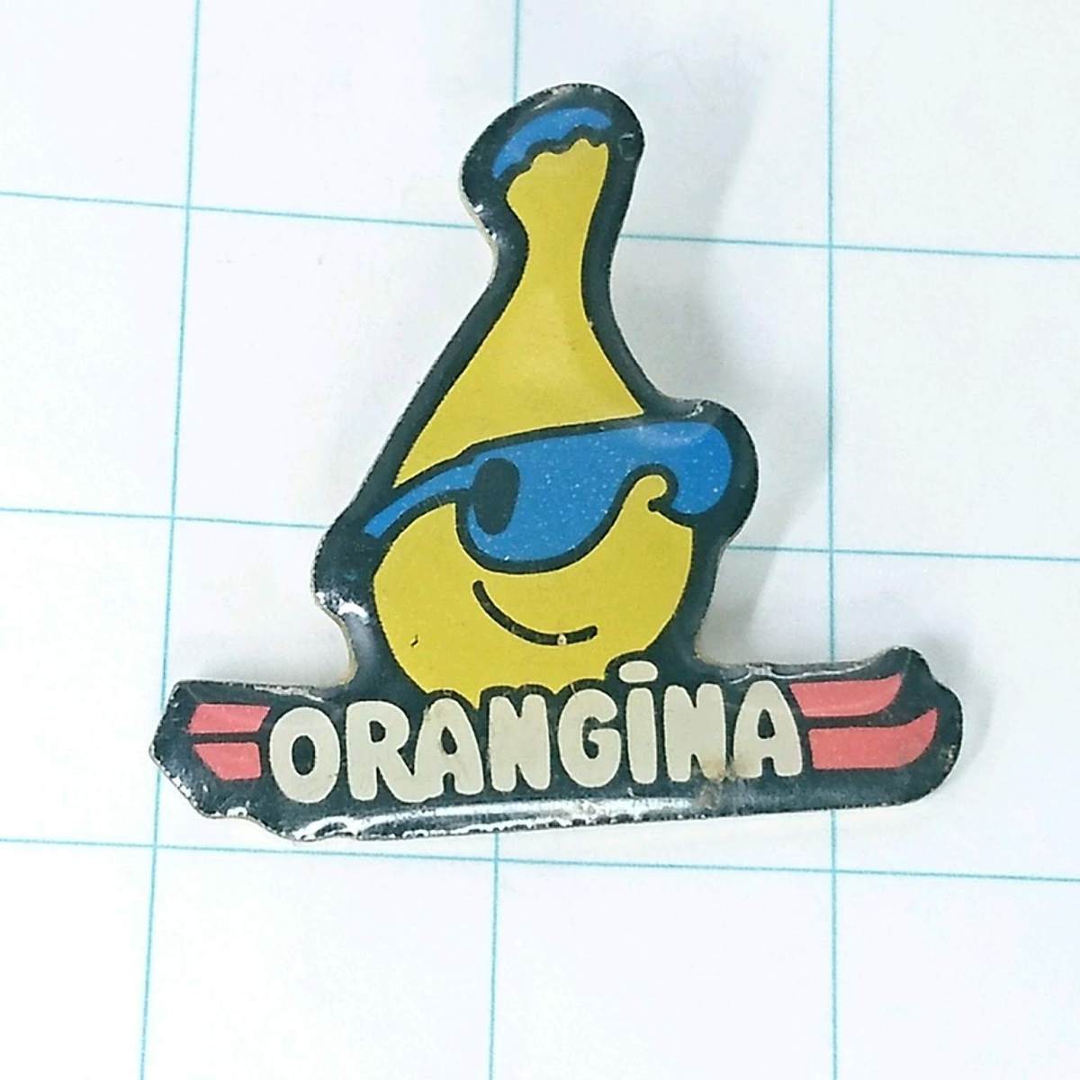 送料無料)オレンジーナ スキー フランス輸入アンティーク ピンバッジ PINS ピンズ A05472拍卖