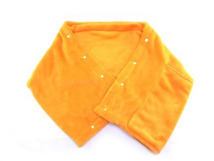 マルチケット 5Way あったかフリース素材 ひざ掛け ポンチョ ボレロ オレンジ 冬拍卖