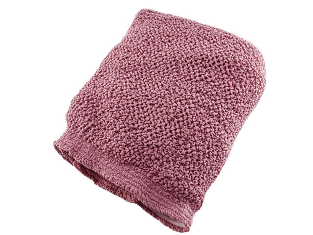 肘あり ソファーカバー ジャカード織り ポコポコ素材 超ストレッチ ハイバック用 Mサイズ 3人掛け ミスティローズ拍卖