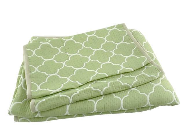 肘あり 中掛けソファーカバー ジャガード織り 北欧風デザイン Sサイズ 1人掛用 グリーン拍卖