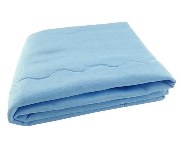 パッドシーツ 涼感 メッシュ生地 新素材 ひんやり感 シングル 幅100x205cm ブルー 夏拍卖