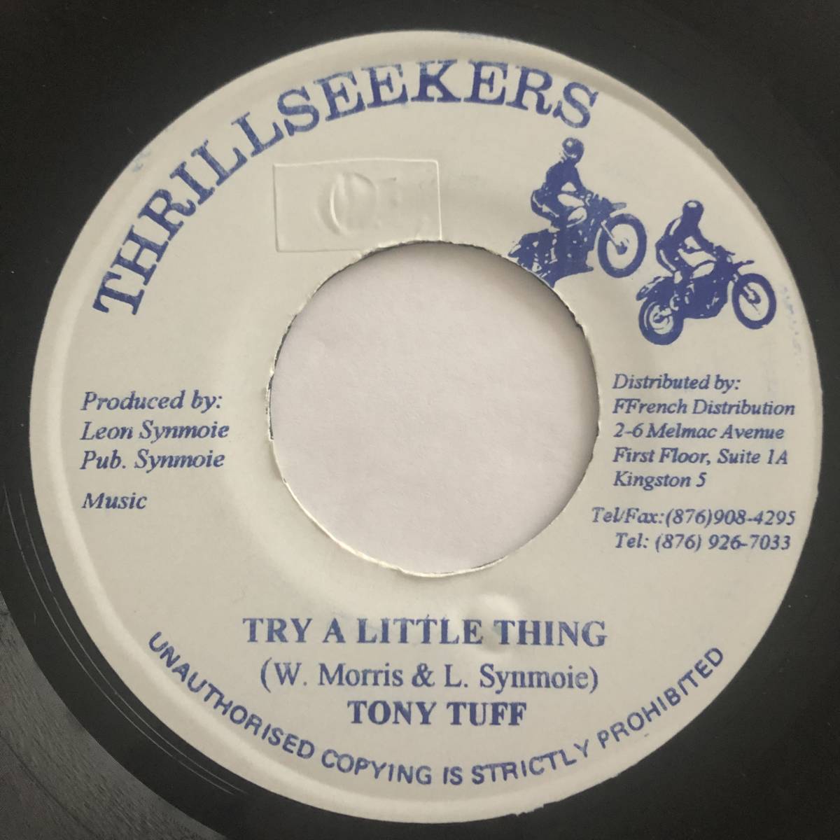 試聴 / TONY TUFF / TRY A LITTLE THING /Thrillseekers/Reggae/Dancehall/80's/big hit !!/7inch拍卖