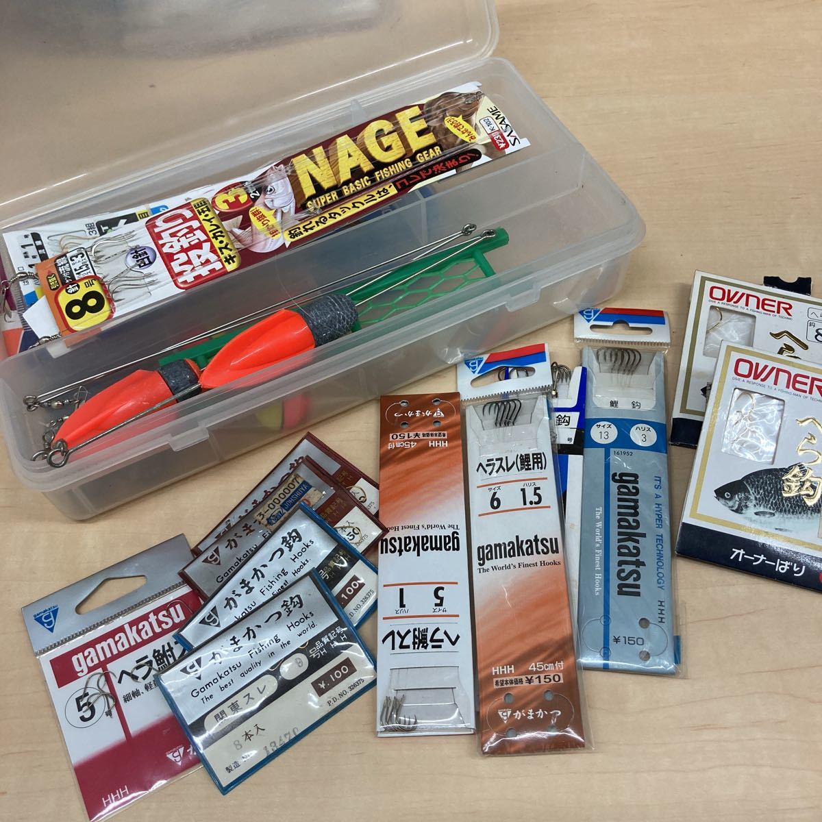 〇refle0 釣り具 まとめ売り針 重りハリス 海釣り 投釣り 浮き ヘラ 鯉 キス カレイ拍卖