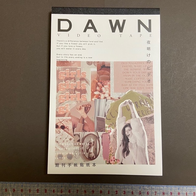♪海外ステッカーブック シールブック No1-2 DAWN VIDEO TAPE 夜明けのビデオ 手帳・日記・ジャンクジャーナル・コラージュ拍卖