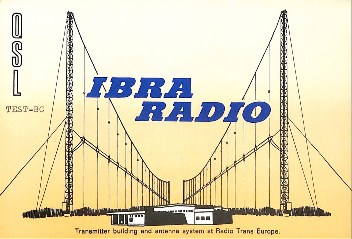 ②即決★送料込★BCL★入手困難★希少ベリカード★イブラ・ラジオ★IBRA RADIO★RADIO TRANS EUROPE★スウェーデン★1970年 拍卖