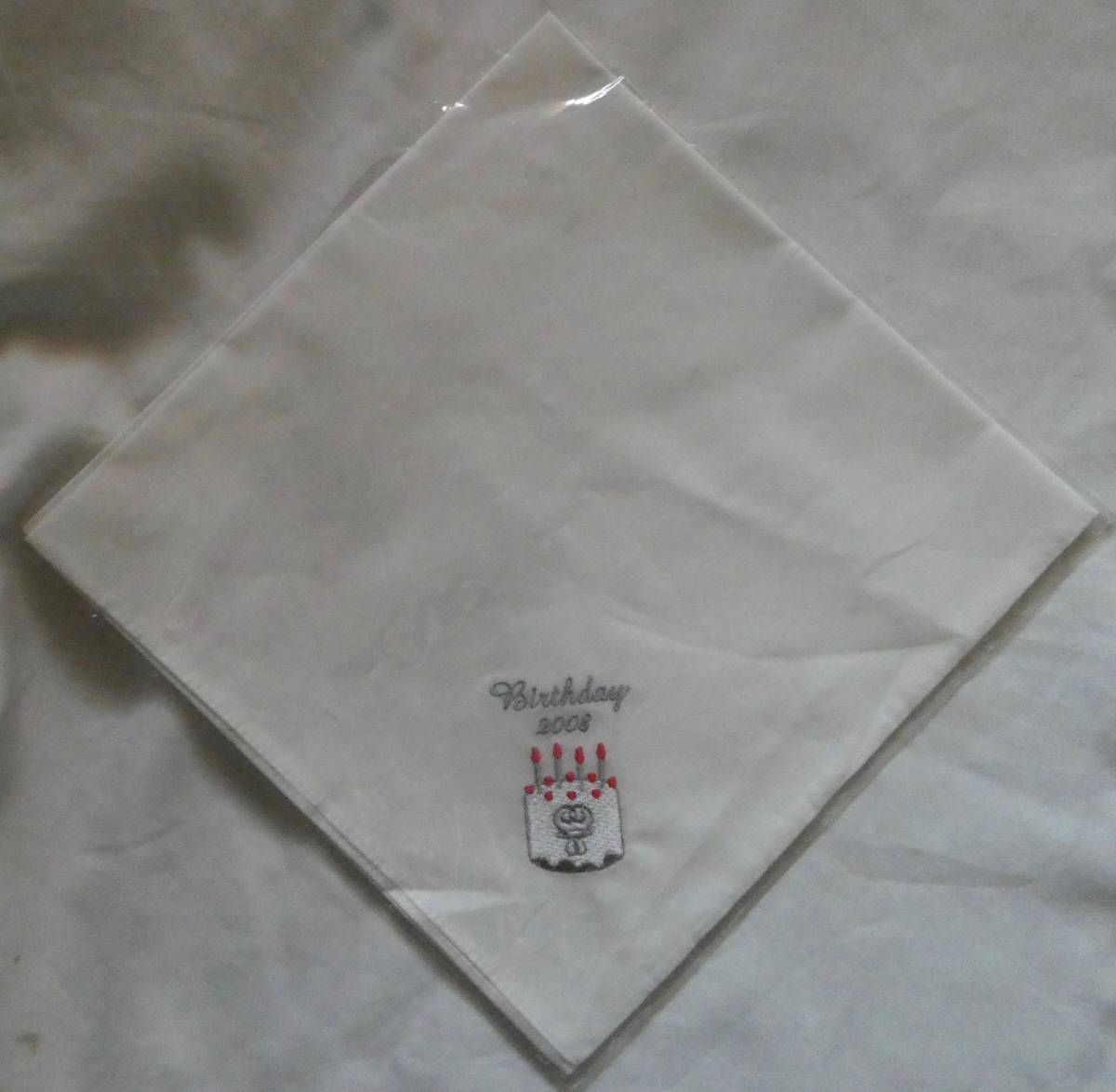 藤井フミヤ ツアーグッズ ハンカチ 2008 刺繍拍卖